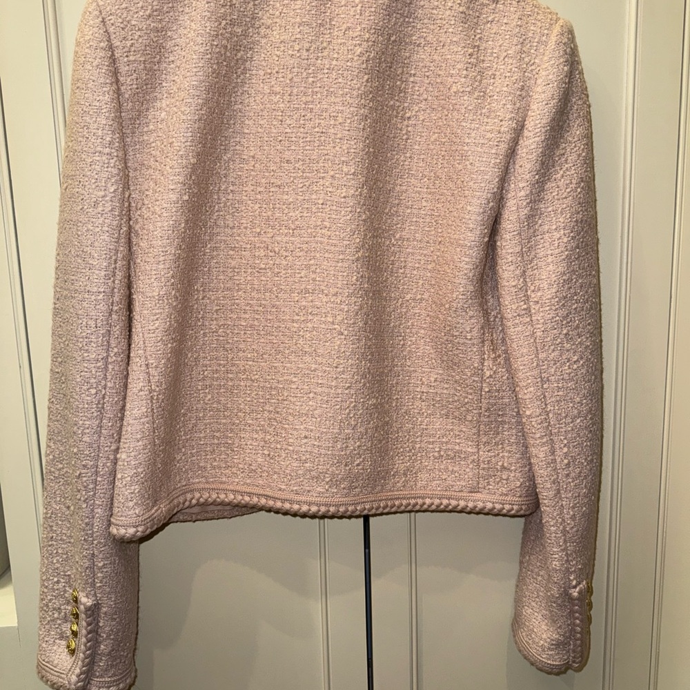 Celine Soft Pink Tweed Jacket - Picture 8 of 9